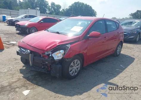 2017 Hyundai Accent Se из США, поврежденный, VIN KMHCT5AE4HU343776